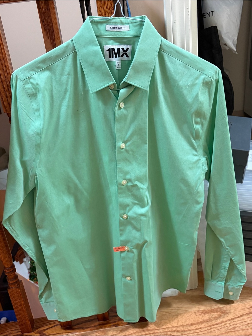 3 for $50 ☀️ Men's Mint Green Dress Shirt - Extra Slim Fit